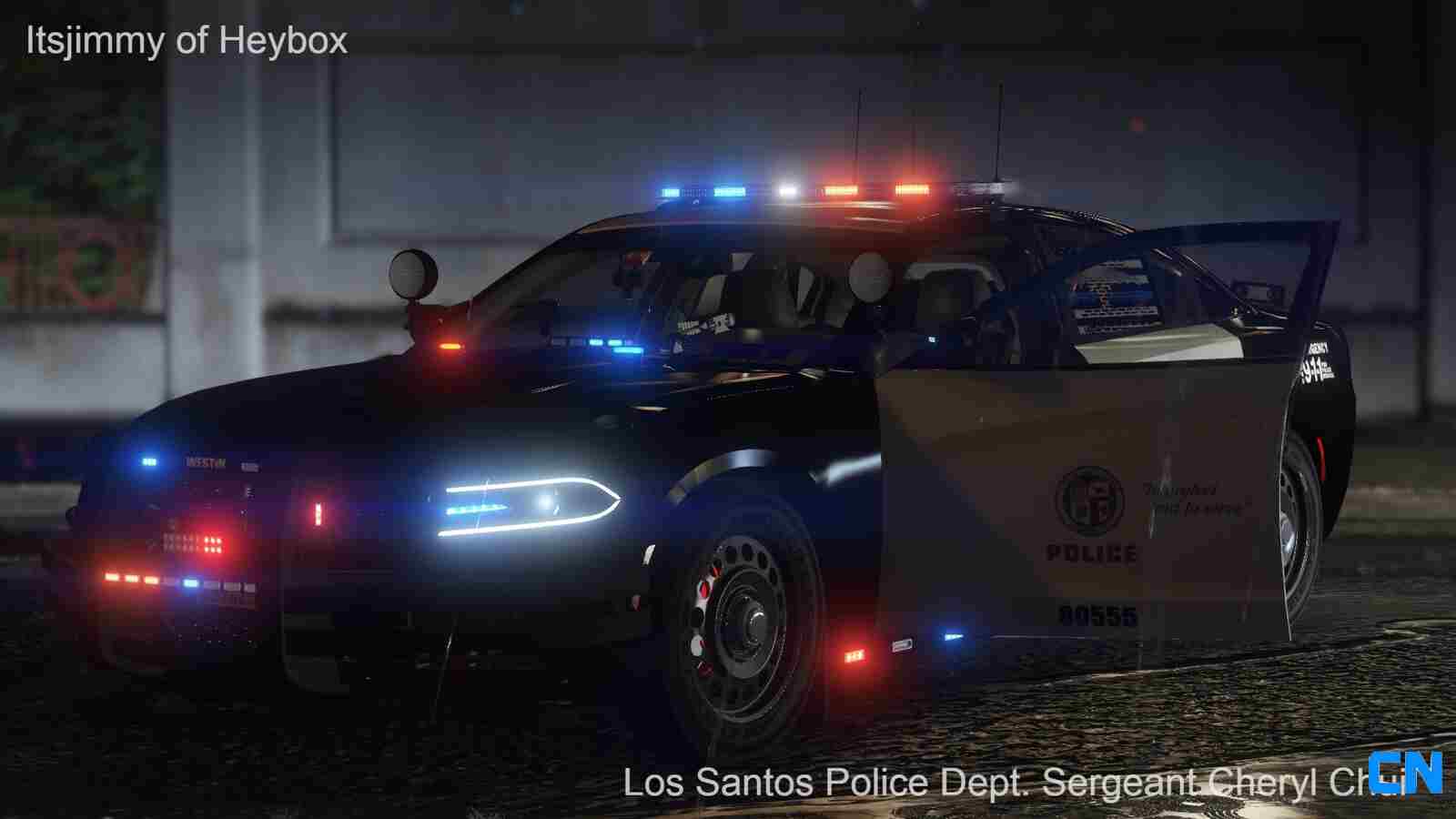 [虚构涂装]LAPD_2016道奇战马_Legacy警报系统