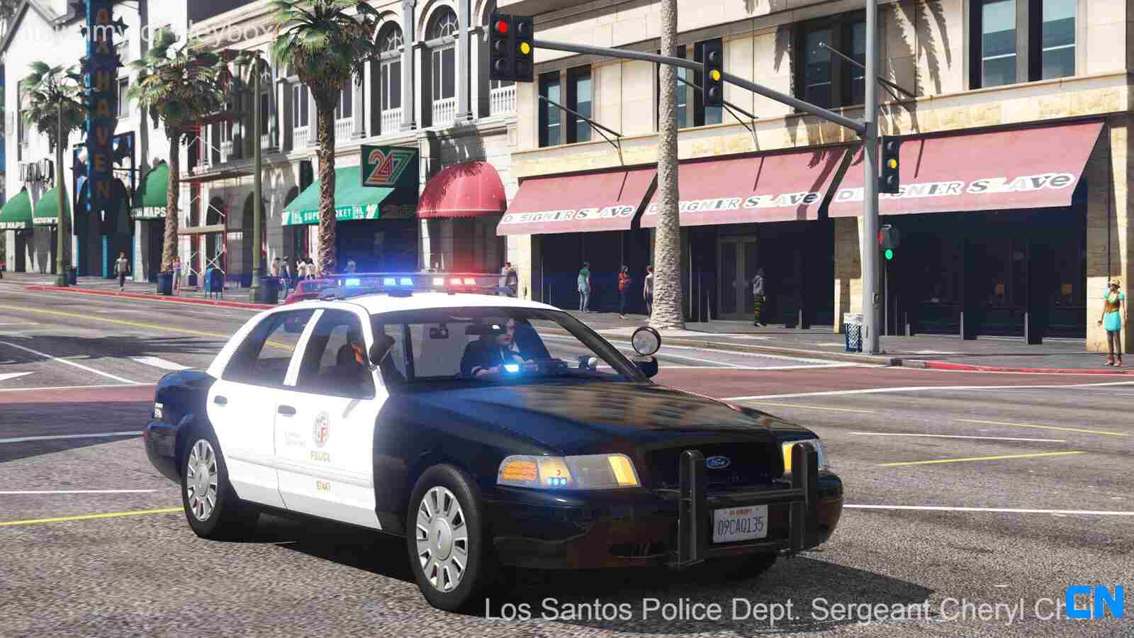 Los Angeles PD Traffic Division CVPI